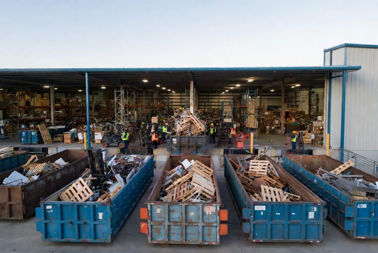 The Warehouse Cleanout Dumpster: Industrial Scale for Commercial Moves