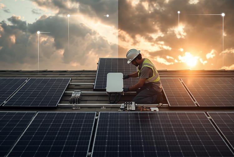 The Solar Panel Microinverter vs. String Inverter: Shade Tolerance and Monitoring