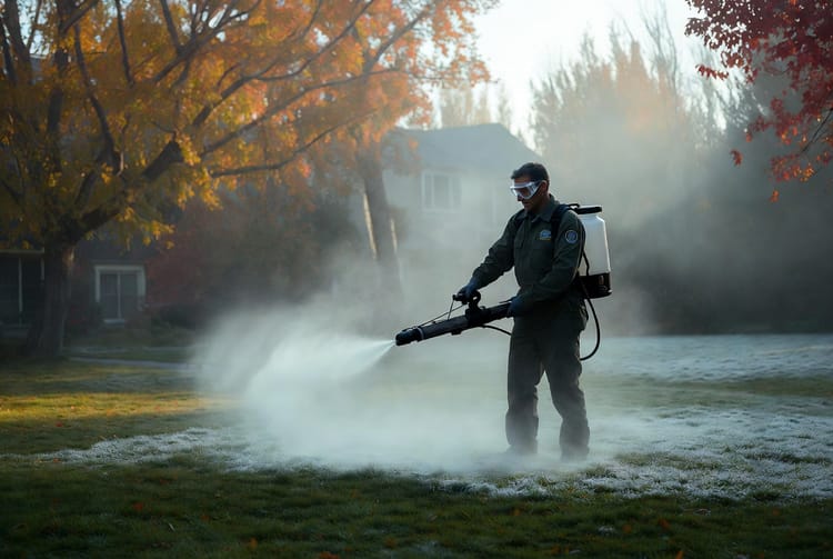 The Lawn Snow Mold Prevention: Applying Fungicide Before Winter
