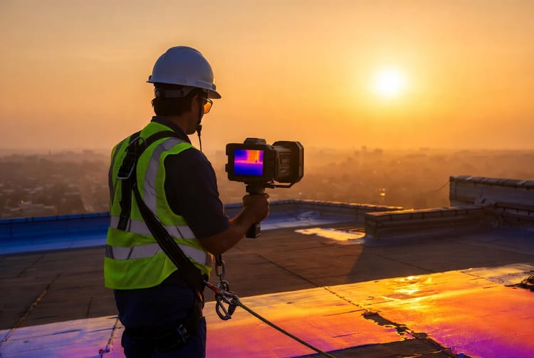 The Roof Moisture Detection: Thermal Imaging for Hidden Leaks