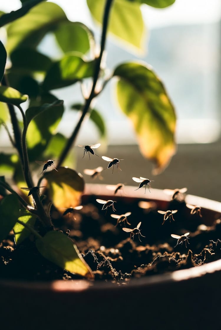 The Fungus Gnat in Houseplants: Controlling Soil-Borne Flies