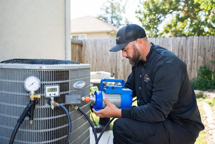 The HVAC Vacuum Pump: Why Deep Evacuation Removes Moisture and Non-Condensables