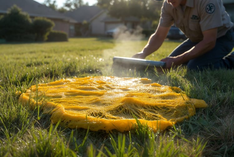 The Slime Mold: Colorful, Harmless Lawn Fungus That Startles Homeowners