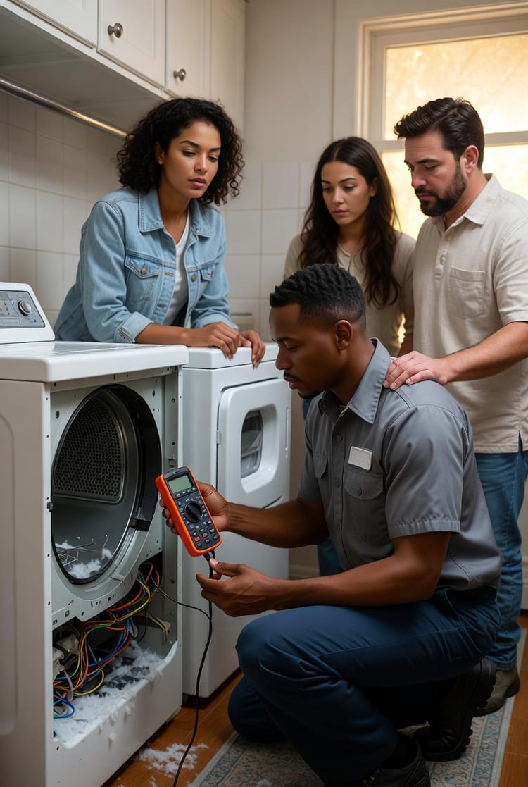 The Dryer Door Switch: Why the Machine Won't Start When Door Is Closed