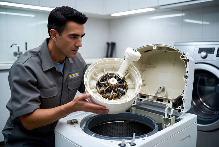 The Washing Machine Agitator: Not Spinning, Making Noise, or Wobbly