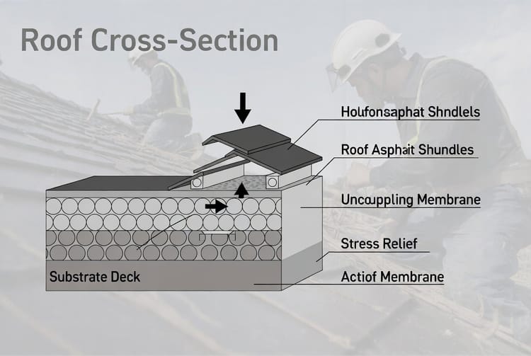 The Roof Uncoupling Membrane: Protecting Shingles from Movement