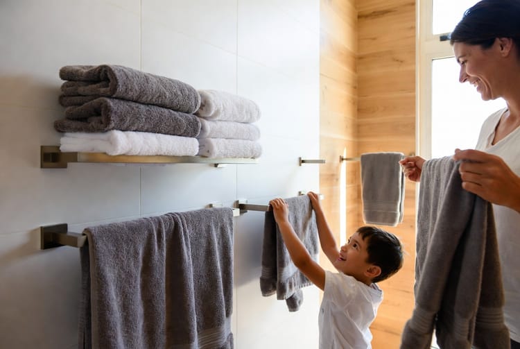 The Bathroom Towel Bar Placement: Ergonomic Height for All Family Members