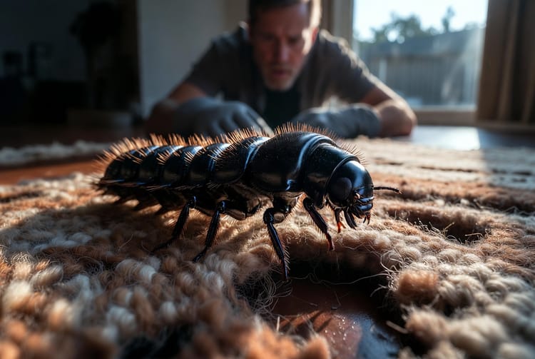 The Black Carpet Beetle: Destructive Larvae of a Common Beetle
