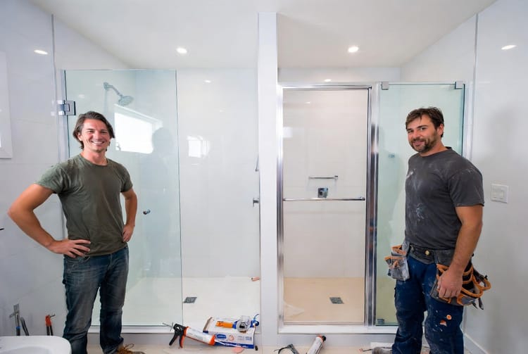 The Bathroom Shower Door: Frameless vs. Framed Glass Options