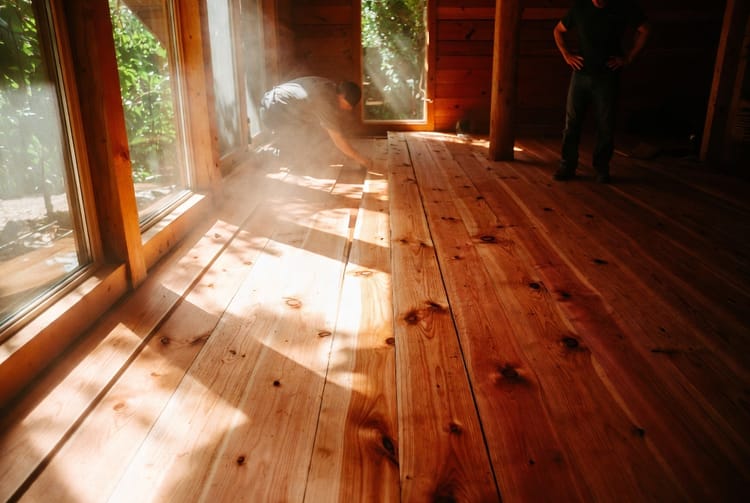 The Cedar Flooring: Naturally Aromatic and Decay Resistant