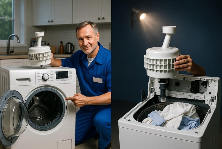 The Washing Machine Agitator: Not Spinning, Making Noise, or Wobbly