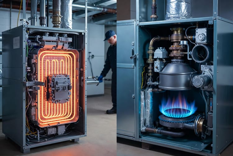 The HVAC Backup Heat Source: Electric Heat Strips vs. Gas Furnace