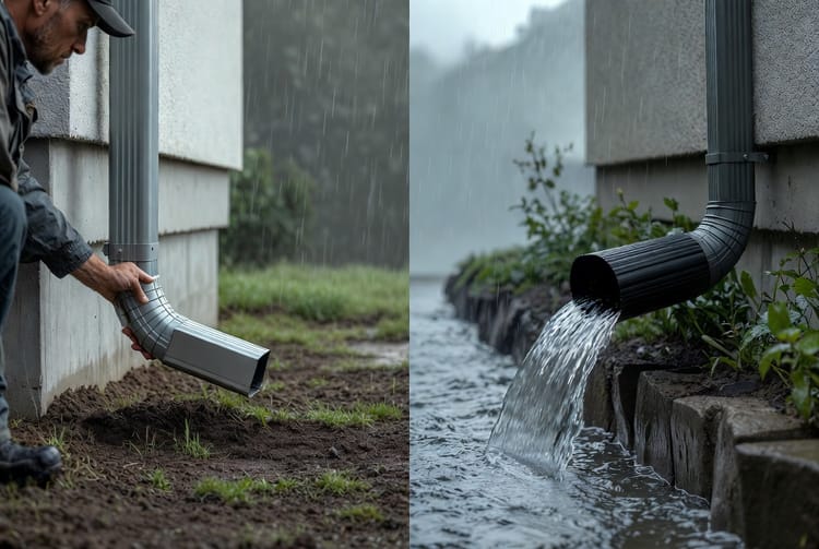 The Gutter Downspout Extensions: Rigid vs. Flexible Options