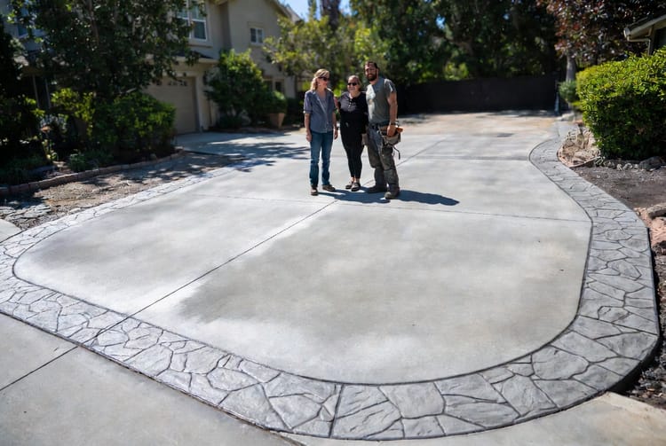 The Concrete Stamped Border: Adding Interest to Plain Slabs