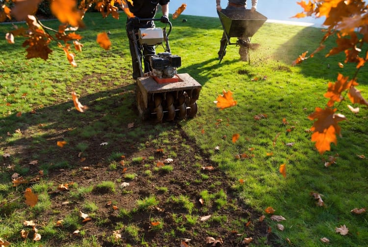 The Fall Aeration and Overseeding: The Most Important Lawn Care Practice