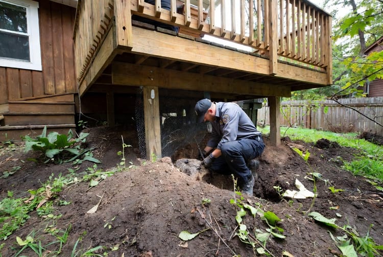 The Woodchuck Burrow: Managing Groundhogs Under Sheds and Decks