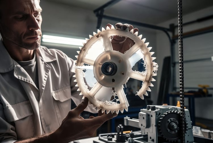 The Garage Door Opener Gear: Stripped Plastic Gear Replacement
