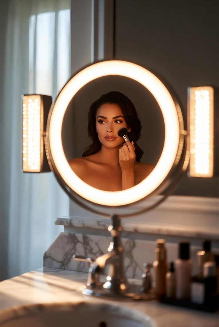 The Bathroom Makeup Mirror: Lighting and Positioning for Flawless Application