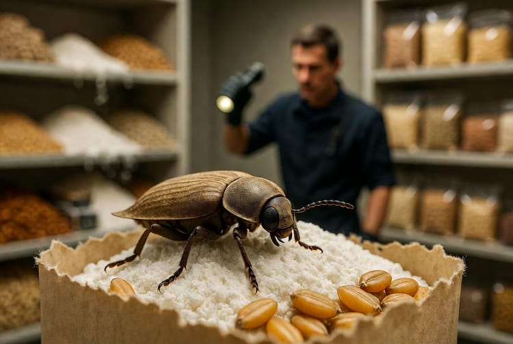 The Merchant Grain Beetle: Common Pest of Stored Grains