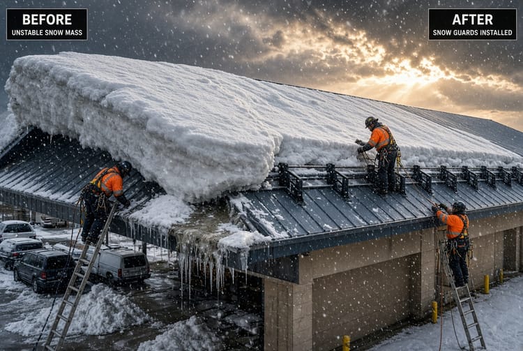 The Gutter Snow Guard: Preventing Ice and Snow Avalanches