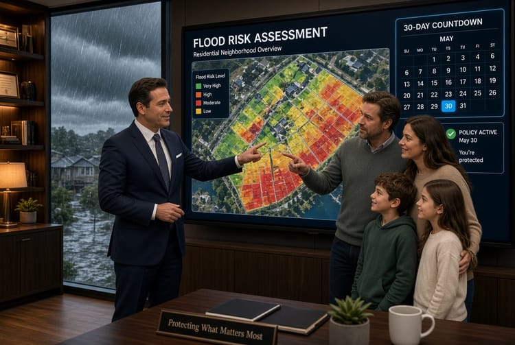 The Flood Insurance Waiting Period: Why You Can't Buy When It's Flooding