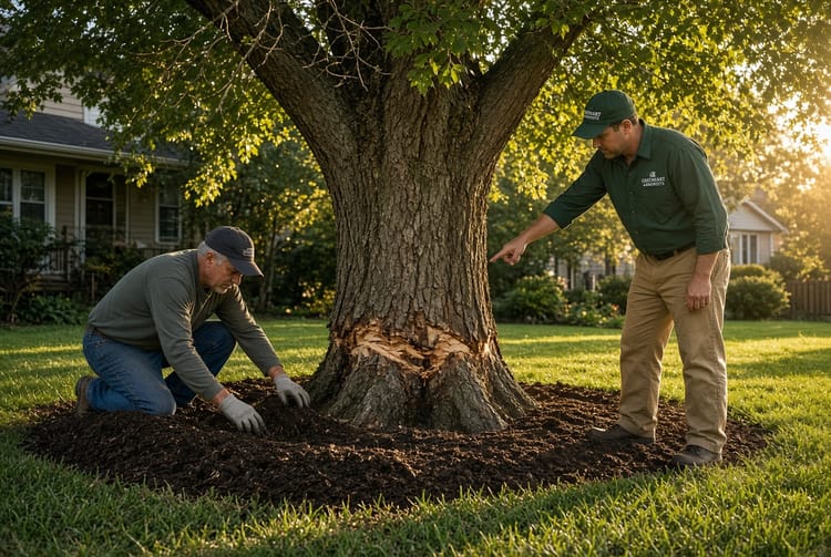 The Tree Bark Girdling: Preventing Damage from Lawn Equipment