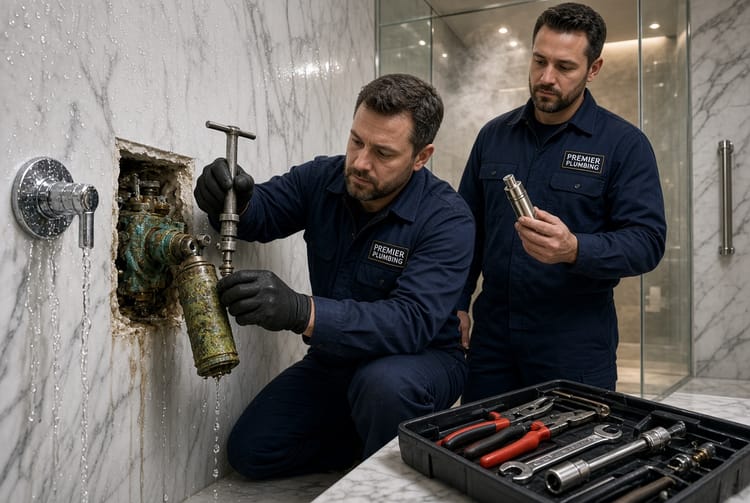 The Shower Valve Cartridge: Replacing a Leaky Shower Handle