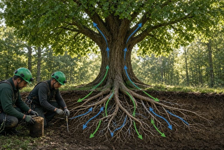The Tree Root System: Understanding How Roots Support the Canopy