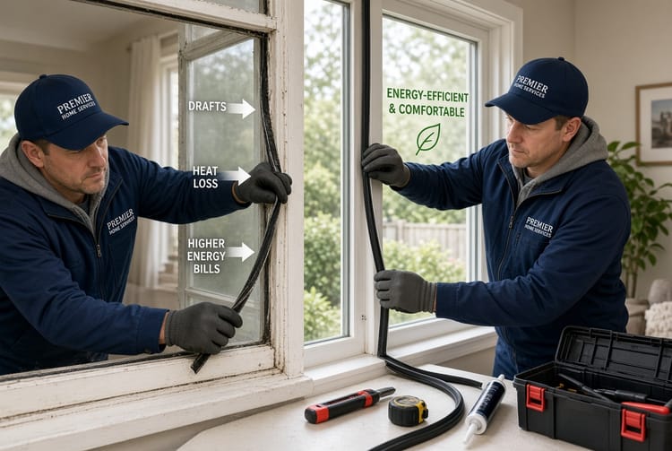 The Window Weatherstrip Replacement: Stopping Drafts