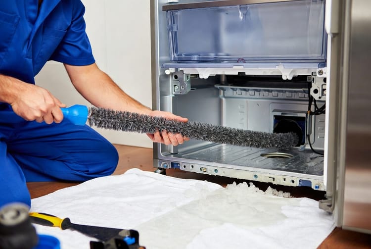 The Refrigerator Defrost Drain: Why Water Is Leaking Inside