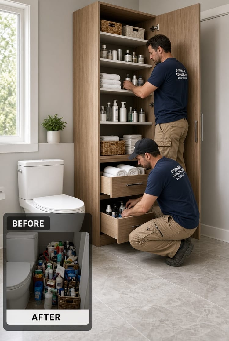 The Bathroom Storage Tower: Maximizing Vertical Space