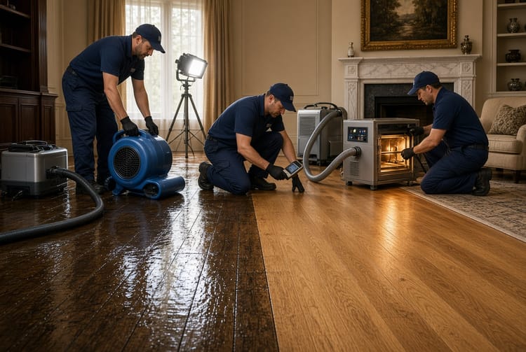 The Flooded Hardwood Floor Drying: Kiln Drying vs. Air Drying