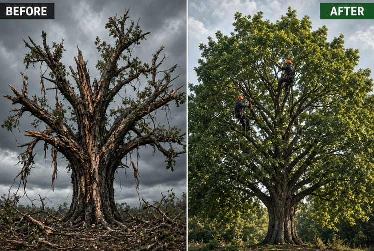 The Tree Canopy Restoration: Rebuilding After Storm Damage