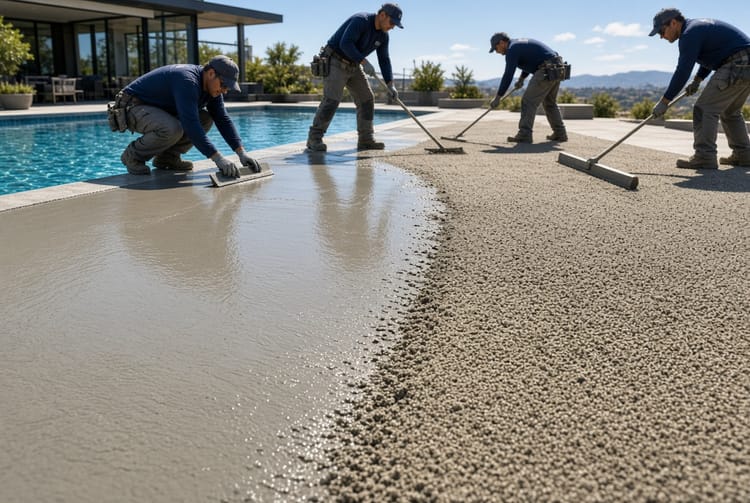 The Concrete Sand Finish: Textured and Slip-Resistant
