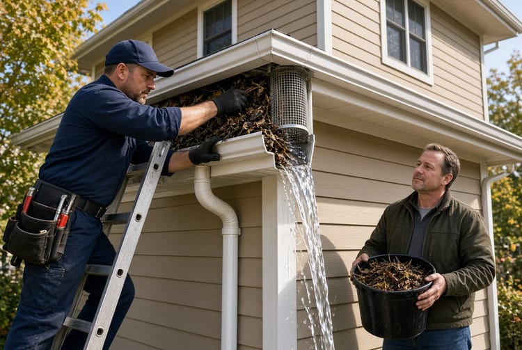 The Gutter Downspout Strainer: Catching Debris Before It Clogs
