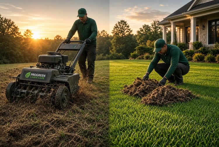 The Lawn Thatch Control: Dethatching Tools and Timing