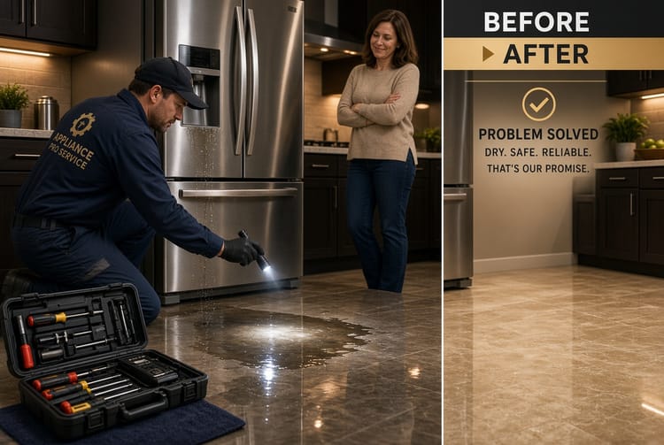The Refrigerator Water Leak: Condensation vs. Supply Line vs. Drain