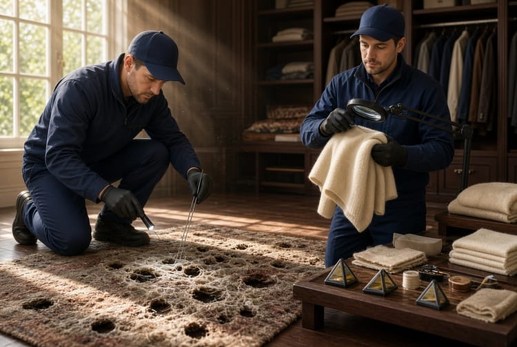 The Clothes Moth Damage: Identifying and Repairing Holes