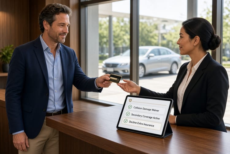 The Rental Car Coverage: Using Your Credit Card Instead of Insurance