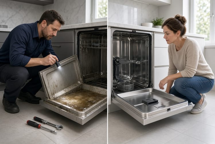 The Dishwasher Not Draining: Troubleshooting Common Causes