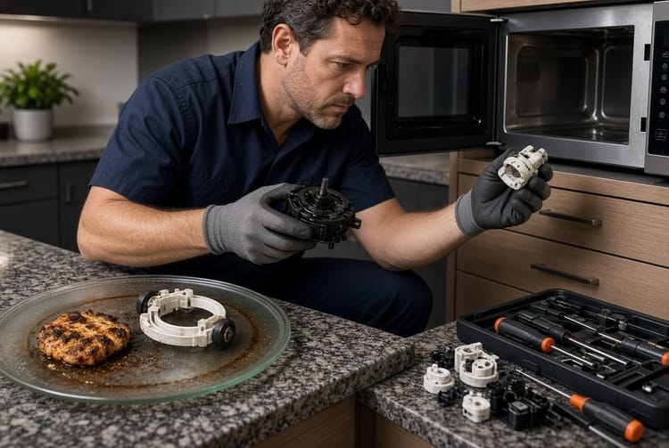 The Microwave Turntable: Why It Stops Turning