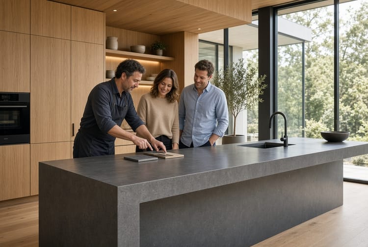 The Concrete Countertops: Design, Fabrication, and Installation