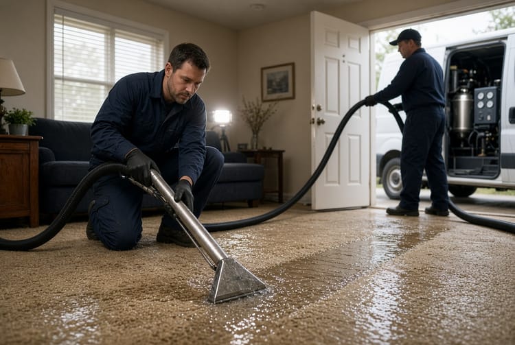 The Flooded Carpet Extraction: How Professionals Remove Water