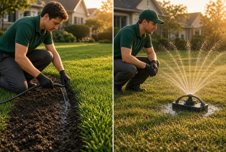 The Lawn Watering Deep vs. Shallow: Why Roots Matter