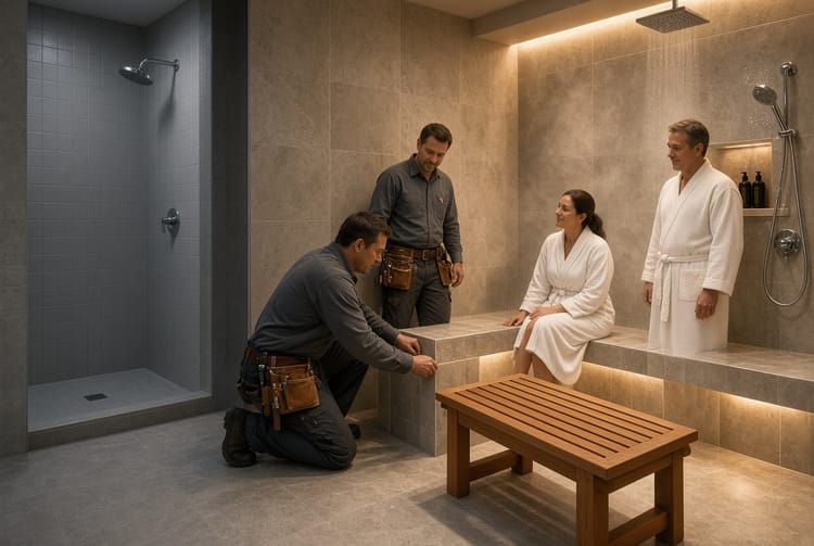 The Bathroom Shower Bench: Adding Comfort and Accessibility