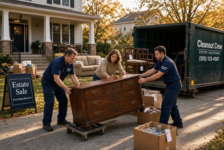 The Estate Sale Cleanup: Dumpsters for Unwanted Items