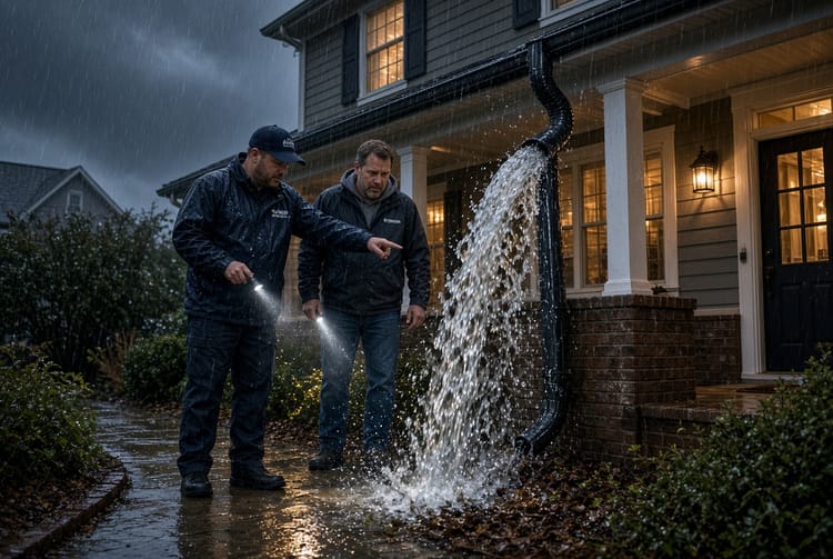 The Gutter Downspout Clog: Causes and Prevention