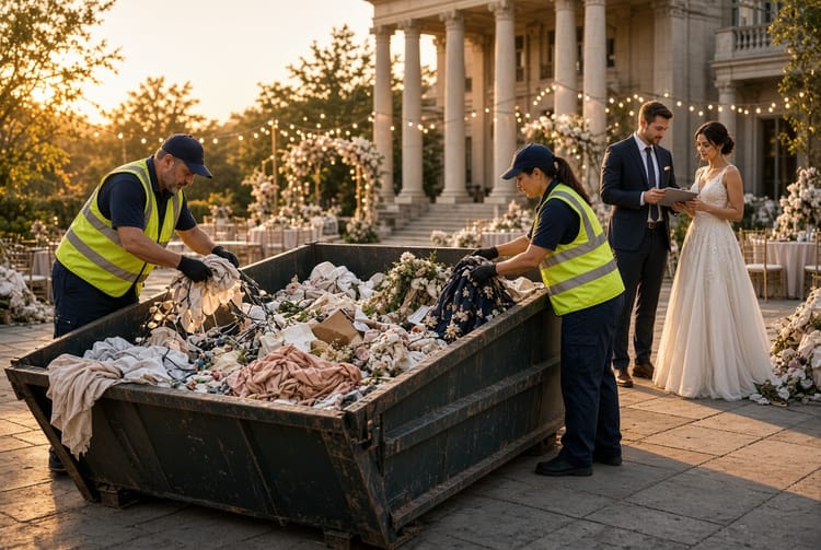 The Post-Wedding Cleanup Dumpster: Disposing of Party Decor and Supplies