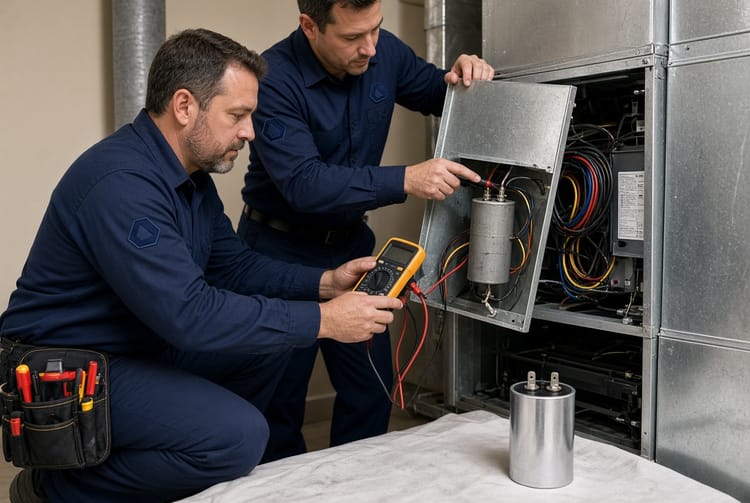 The HVAC Blower Motor Capacitor: Why It Fails and How to Test