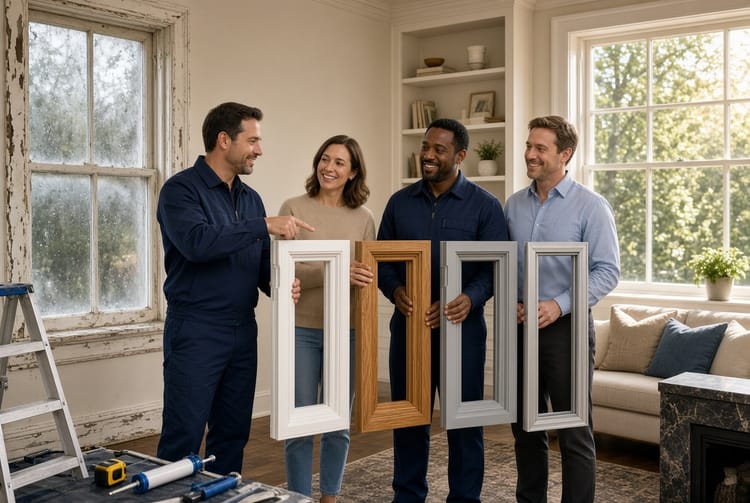 The Window Frame Material: Vinyl vs. Wood vs. Fiberglass vs. Aluminum
